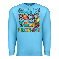 Ocean Blue ready to rock preschool Premium Sweatshirt - JahusDesignShop