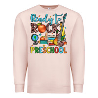 Pale Pink ready to rock preschool Premium Sweatshirt - JahusDesignShop