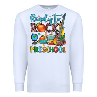 White ready to rock preschool Premium Sweatshirt - JahusDesignShop