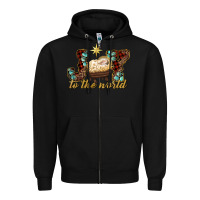 Black joy to the world Zipper Hoodie - RanaPortraitStore