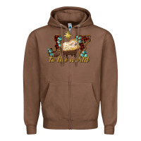 Chestnut joy to the world Zipper Hoodie - RanaPortraitStore
