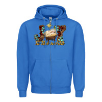 True Royal joy to the world Zipper Hoodie - RanaPortraitStore