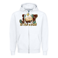 White joy to the world Zipper Hoodie - RanaPortraitStore
