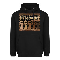 Black melanin American flag Heavyweight Hoodie - HRA Design Shop