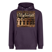 Plum melanin American flag Heavyweight Hoodie - HRA Design Shop