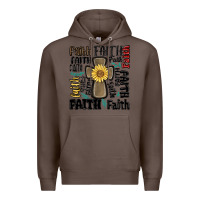 Coffee faith cross Premium Hoodie - MaliasSmallBusiness