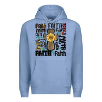Colony Blue faith cross Premium Hoodie - MaliasSmallBusiness