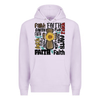 Lilac faith cross Premium Hoodie - MaliasSmallBusiness