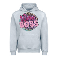 Heather Grey wax boss Urban Hoodie - MaliasSmallBusiness