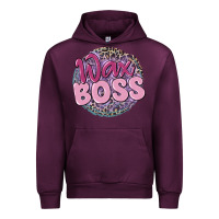 Mauve Wine wax boss Urban Hoodie - MaliasSmallBusiness