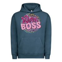 Pigment Midnight Navy wax boss Urban Hoodie - MaliasSmallBusiness