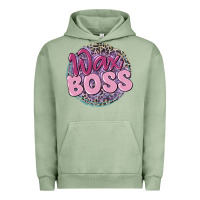 Pigment Oil Green wax boss Urban Hoodie - MaliasSmallBusiness