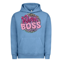Pigment Pebble Blue wax boss Urban Hoodie - MaliasSmallBusiness