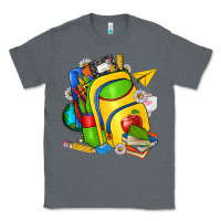 Charcoal Heather school bag Classic Tee - texasbilliewilder
