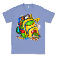 Colony Blue school bag Classic Tee - texasbilliewilder