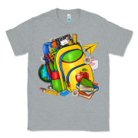 Heather Grey school bag Classic Tee - texasbilliewilder