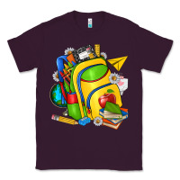 Plum school bag Classic Tee - texasbilliewilder