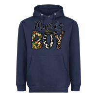 Navy mama's boy Heavyweight Hoodie - CowhideDigitalArt