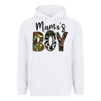 White mama's boy Heavyweight Hoodie - CowhideDigitalArt