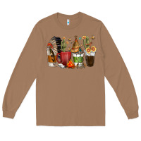 Toasted Coconut coffee cups indian headdress Long Sleeve Tee - texasbilliewilder