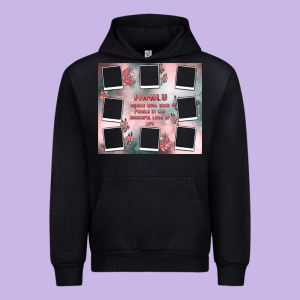 Family Photo Collage Urban Hoodie Designed By Maliassmallbusiness