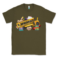 Army Green school bus driver Classic Tee - texasbilliewilder