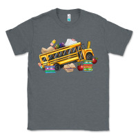 Charcoal Heather school bus driver Classic Tee - texasbilliewilder