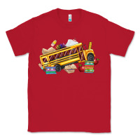 Red school bus driver Classic Tee - texasbilliewilder