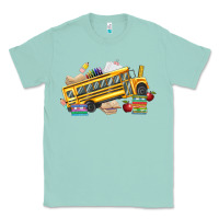 Seafoam school bus driver Classic Tee - texasbilliewilder