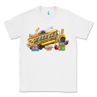 White school bus driver Classic Tee - texasbilliewilder