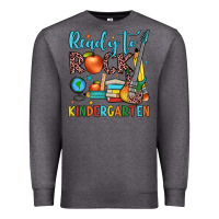 Charcoal Heather ready to rock kindergarten Premium Sweatshirt - JahusDesignShop