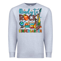 Heather Grey ready to rock kindergarten Premium Sweatshirt - JahusDesignShop