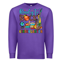 Purple ready to rock kindergarten Premium Sweatshirt - JahusDesignShop