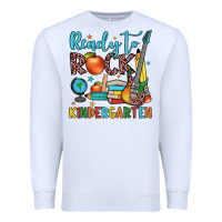 White ready to rock kindergarten Premium Sweatshirt - JahusDesignShop