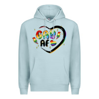 Blue Mist gay af Premium Hoodie - MaliasSmallBusiness