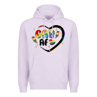 Lilac gay af Premium Hoodie - MaliasSmallBusiness
