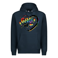 Navy gay af Premium Hoodie - MaliasSmallBusiness