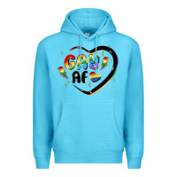Ocean Blue gay af Premium Hoodie - MaliasSmallBusiness