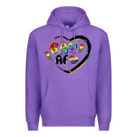 Purple gay af Premium Hoodie - MaliasSmallBusiness