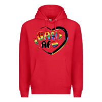 Red gay af Premium Hoodie - MaliasSmallBusiness