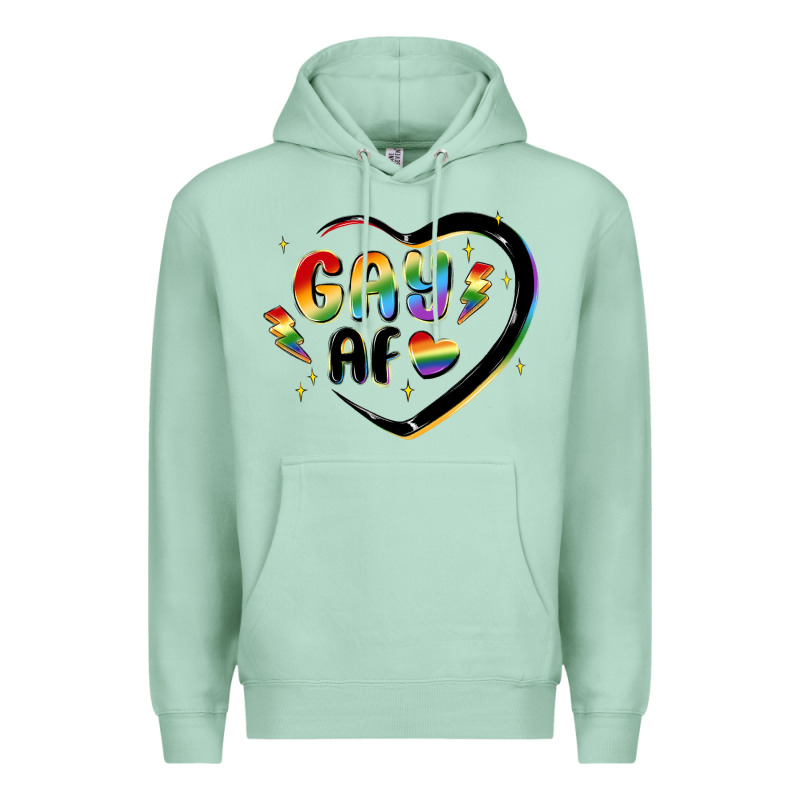 Gay Af Premium Hoodie by MaliasSmallBusiness | Teevron