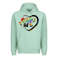 Seafoam gay af Premium Hoodie - MaliasSmallBusiness