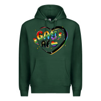 Sports Green gay af Premium Hoodie - MaliasSmallBusiness