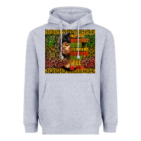 Heather Grey juneteenth celebrate Heavyweight Hoodie - HRA Design Shop