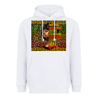 White juneteenth celebrate Heavyweight Hoodie - HRA Design Shop