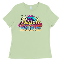 Matcha beach life Ladies Tee - BarkalooDesign