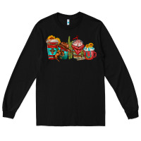 Black cowboy coffee cups Long Sleeve Tee - texasbilliewilder