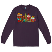 Plum cowboy coffee cups Long Sleeve Tee - texasbilliewilder