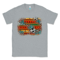 Heather Grey leopard aztec background Classic Tee - Zillion Design Studio