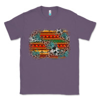 Lavender leopard aztec background Classic Tee - Zillion Design Studio